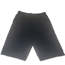 Real Essentials Boys Solid Black Active Jersey Play Shorts Size XL 12 New