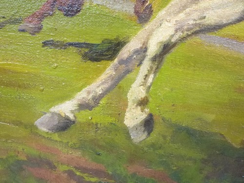 (H882) Ölgemälde "Galopierende Wildpferde" - Bild 16 von 24