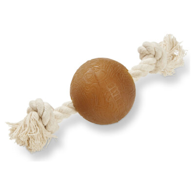 Wolters Pure Nature Spielball am Seil - Hundenaturkautschuk, umweltfreundlich