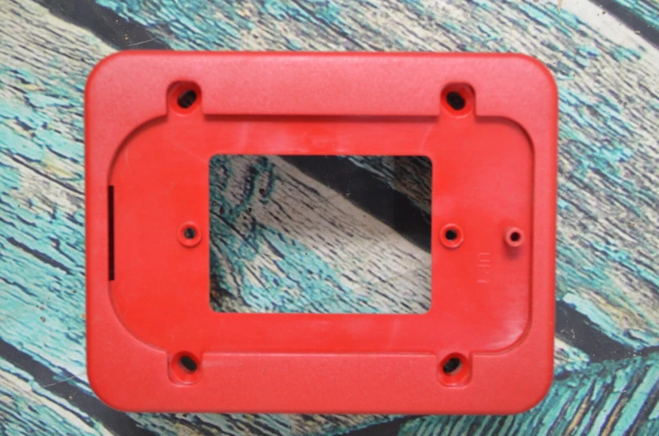 SpectrAlert Black Box Skirt Red for Surface Mount Applications, System Sensor - Image 2 of 4
