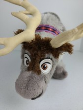 Disney Parks Sven Plush Reindeer with Harness Frozen Elsa Anna Kristoff 16"