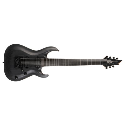 Cort KX707 High Performance 7-String Guitar, Evertune Bridge, Satin Black