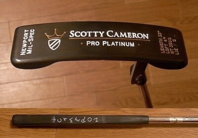 スコッティキャメロン ニューポート33 350g SCOTTY CAMERON Scotty Cameron Pro Platinum Newport Mil Spec 33/350 Putter