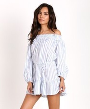 NWT Faithfull the Brand Milos Dress Pallais Stripe sz S