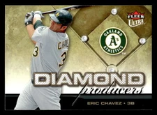2006 Ultra  Eric Chavez #DP24 Oakland Athletics