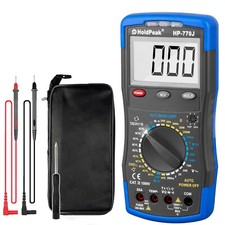 Automotive Digital Multimeter Tachometer Car AC DC Volt RPM DWELL NCV Tester 20A