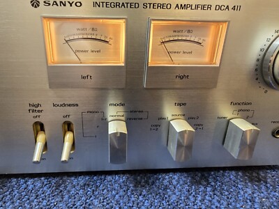 Sanyo DCA 411 Stereo Amplifier Verstärker mit Phono