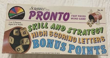 Vintage 1983 Scrabble Pronto Fast Paced Word Game Selchow & Righter Co