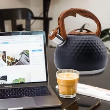 Tea Kettle for Stove Top, Loud Whistling Kettle for Boiling Water, 2.7 Quart 3L