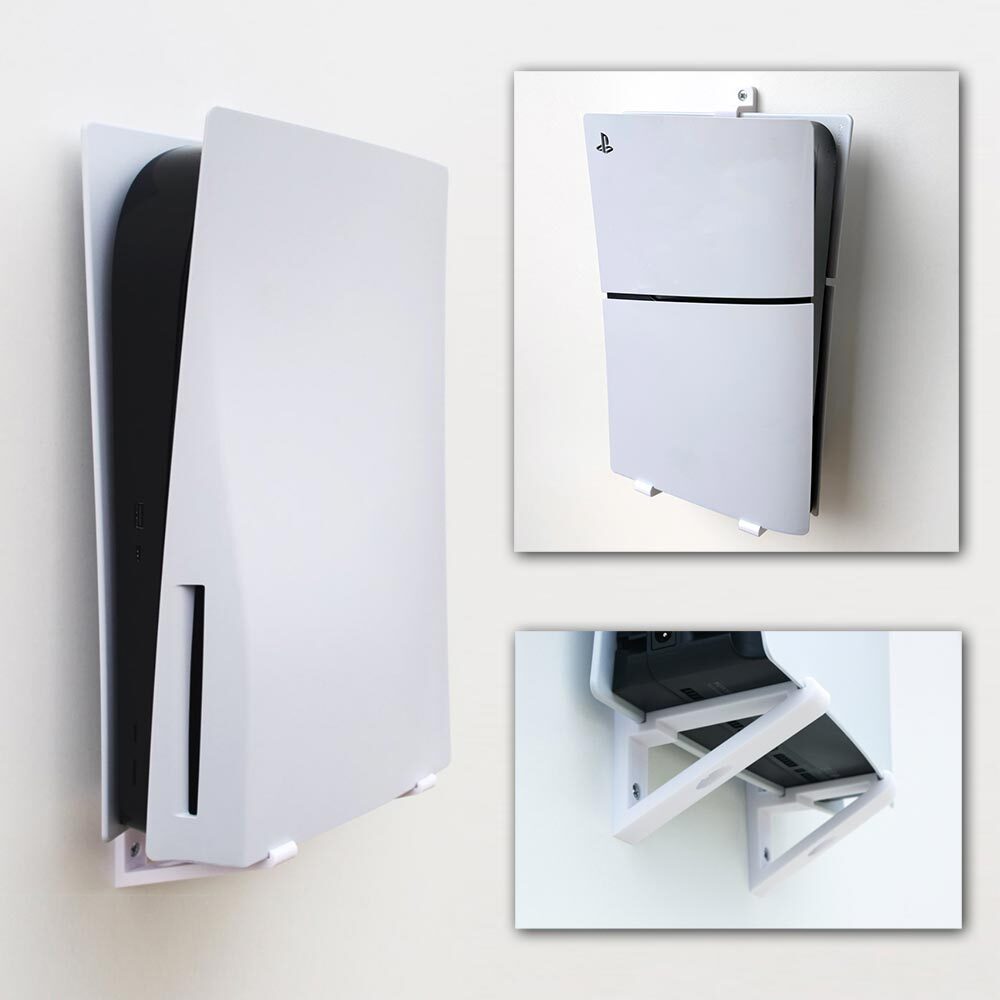 Playstation 5/PS5 Disk, Digital, Slim Disk und Digital Wandhalterung Wall Mount