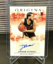 2021/22 Chronicles Draft ORIGINS - JORDAN SCHAKEL BLUE RC AUTO #28/75 Made 