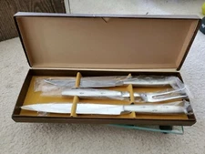 PREMIER Everbrite Japan Vintage Stainless Steel Japan 3 piece Carving Set NEW