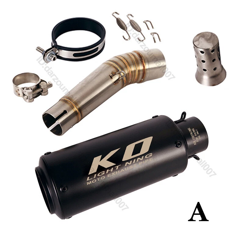 Silenciadores silenciadores de escape 51 mm tubo de enlace medio para motocicleta Honda NC700X NC750X Foto 3 de 4