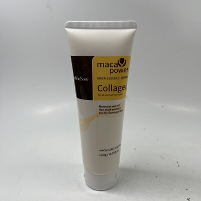 Maca Care Repair System Collagen Moroccan Nut Oil hair Mask 4 oz. New Sealed