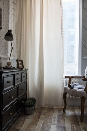 Cortina de Encaje Boho para Sala Dormitorio Ventana Cortina Panel Treatmant - Imagen 12 de 22