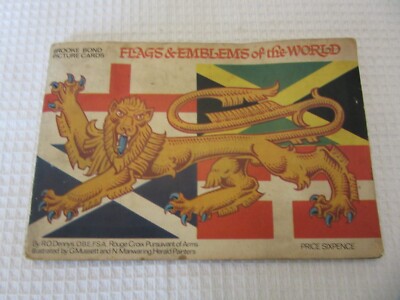 Brooke Bond Bilderkartenbuch: Flaggen & Embleme der Welt - Vintage