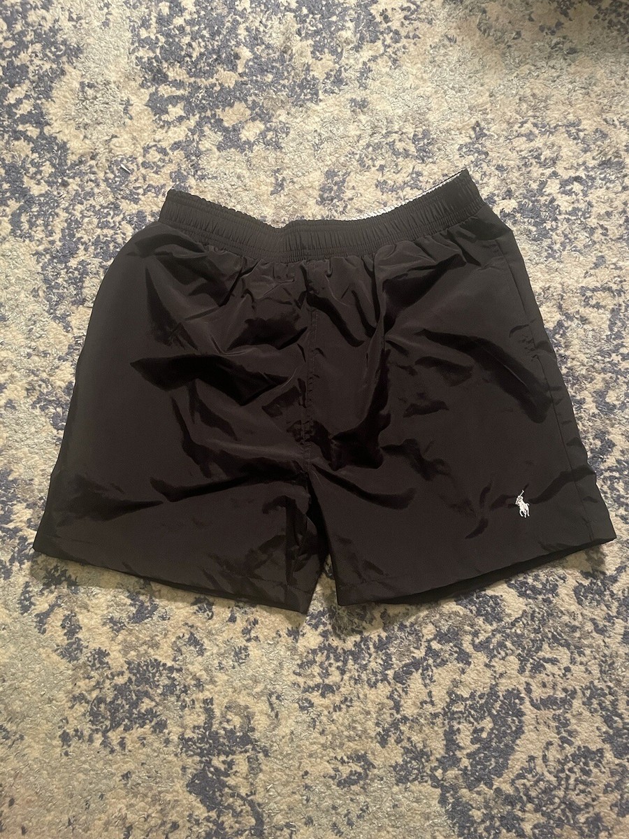 Black Polo Swim Shorts Men Size L | eBay