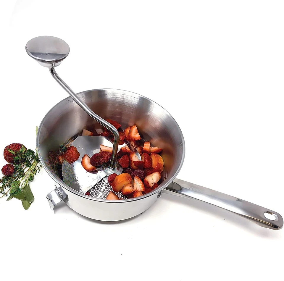 Norpro 2 Quart Stainless Steel Multipurpose Food Mill - Image 3 of 4