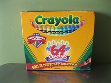 Crayola 64 Crayons 50th Birthday 1958-2008 8 NEW Colors 1 MISSING