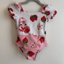 Strawberry Shortcake Girls 18M One-Piece Swimsuit Ruffle