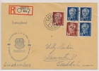 BV72651 Germany 1950 DDR registered FDC used