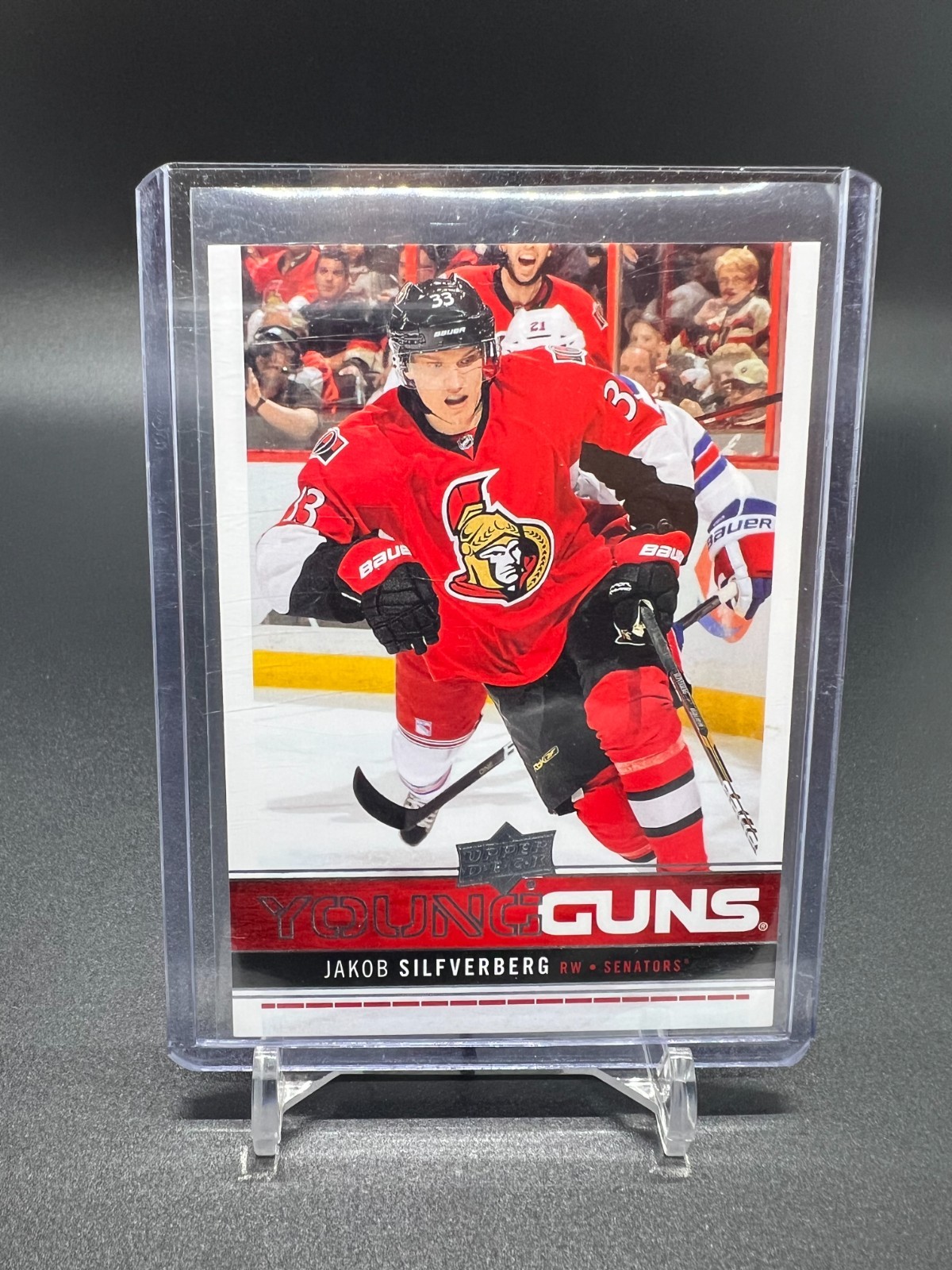 2012-13 Upper Deck #238 Jakob Silfverberg RC Young Guns Rookie Ottawa Senators