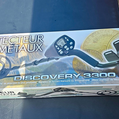 Bounty Hunter Discovery 3300 Ground Search Metal Detector w/ LCD Display
