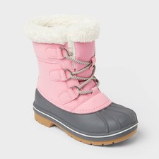 Kids' Kit Easy-On Winter Boots - Cat  Jack Pink 13