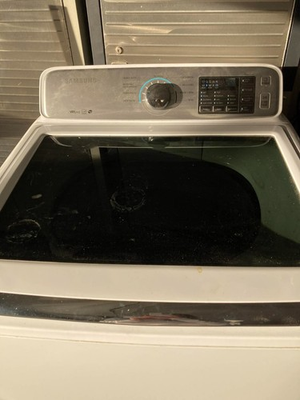 #ad #ad Samsung 4.7 cubic Large Capacity Smart Top Loader Washer Gently Used $399.00