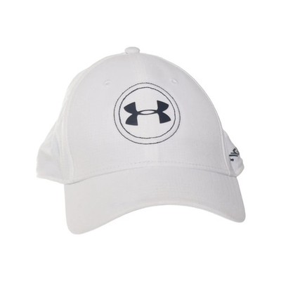 Under Armour, Baseball-Mütze, Größe: L-XL, Polyester, Weiß, Herren #B1j