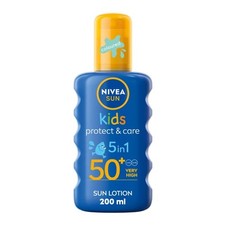 Image of Nivea Sun Kids Protect & Care Pump Spray 200ml - SPF50+