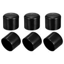 51mm/2.01" Rubber End Caps, 6 Pcs Screw Ends Bolt Tube Thread Protector