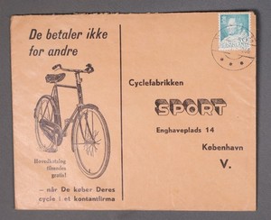 MayfairStamps Greenland 1966 Frederikshab to Bicycle Advertising Copenhagen Denm