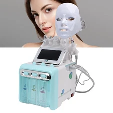 7 In 1 Hydrogen Oxygen Facial Machine Moisturizing Face Skin Care Device With 6