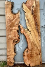 R58 Spalted Maple Burl Live Edge River Table DIY 8 mc 60x32x1.5/8 3 Pc Set 
