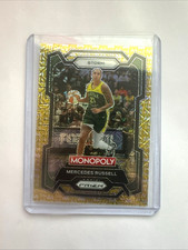 2024 Panini Prizm Monopoly Gold Millionaire Shimmer - Mercedes Russell #/500
