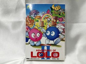 Adventures of Lolo 2 Lolo II Famicom NES HAL Laboratory 1990 Japan Boxed Rare