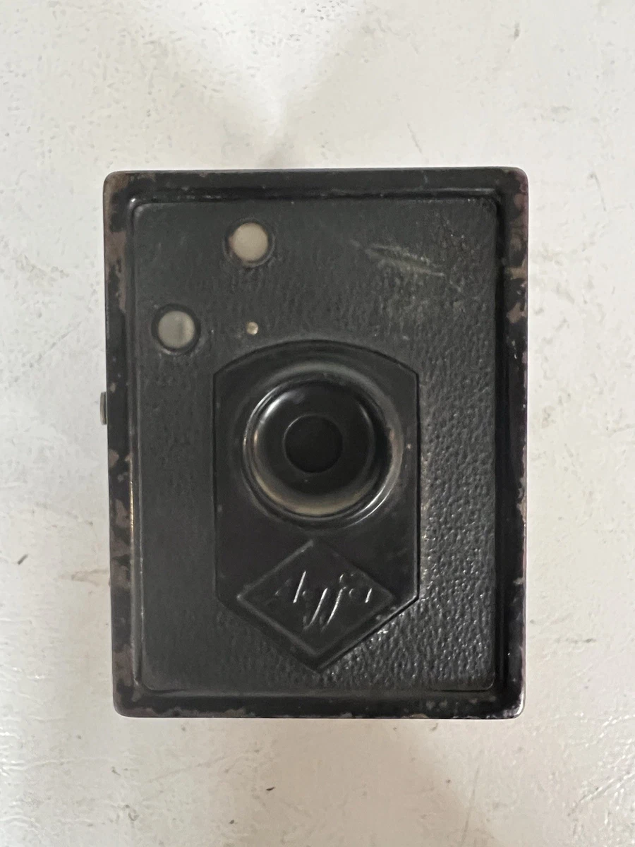 ancien appareil photo agfa box 1933 avec sacoche box camera
