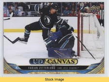 2024-25 Upper Deck Series 2 UD Canvas Fabian Zetterlund #C129 READ 1t8j