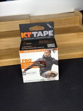 KT Tape Pro Synthetic Kinesiology Athletic Tape, 20 Count, 10  Precut Strip