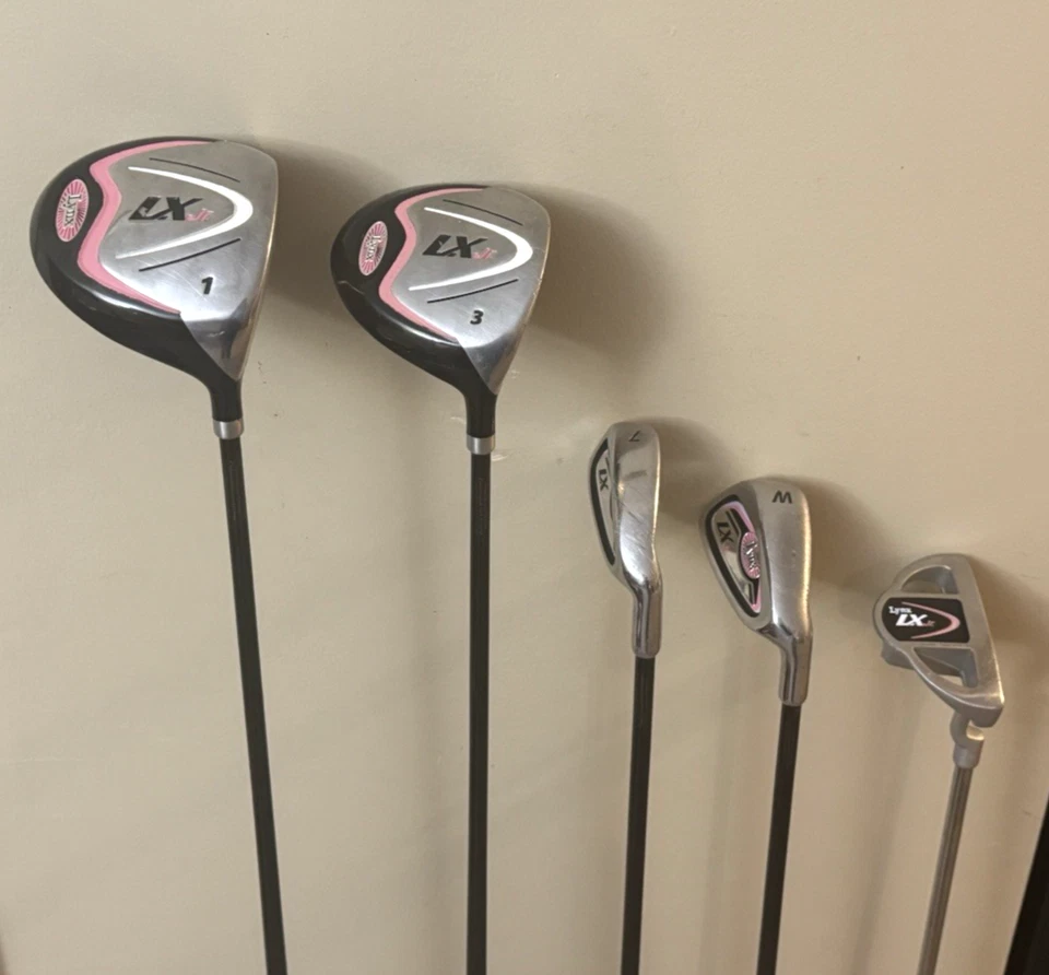 Lynx LX Jr 5 Club Junior Golf Set with Stand Bag Pink Girls 60" - 63" Age 12 -14 - Image 4 of 4