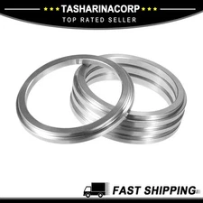 4 Pcs  OD 82mm to ID 66.5mm Aluminum Alloy Car Hub Centric Rings Wheel Spacer