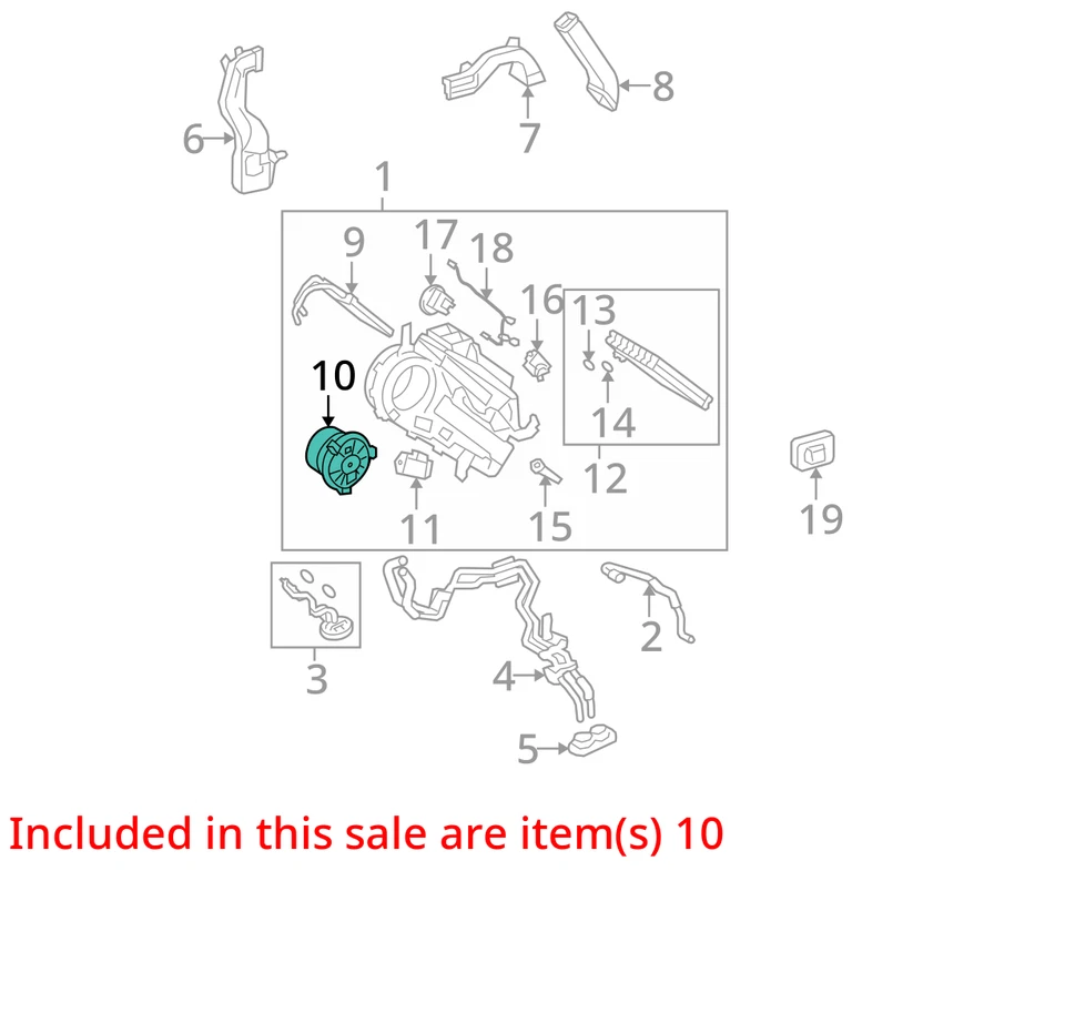 Lexus GX460 2017 calefacción aire acondicionado motor fabricante de equipos originales 79 k millas - LKQ369762499 Foto 4 de 4