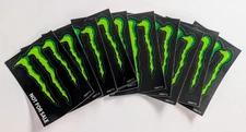 Lot Of 10 Monster Energy Sticker Decal, Iconic M,NEW!  4"X 3"!!!!!!