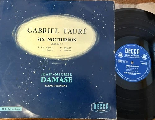 JEAN-MICHEL DAMASE  / FAURE nocturnes vol.1 / DECCA  163752