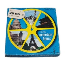 Rare VTG 8mm Film Reel To Reel NEW YORK CITY Columbia Armchair Tours movie box