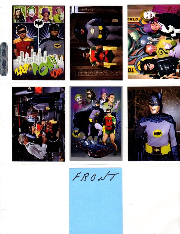Complete or partial sets of Batman cards - Batman Cards