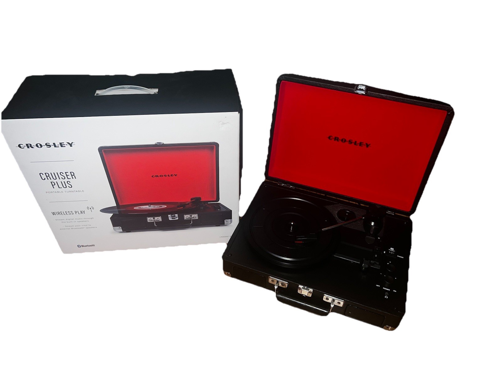 Crosley Cruiser Plus Portable Turntable Black