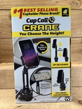 BulbHead Cup Call Crane Car Cell Phone Mount Holder Hands Free Rotate Tilt New