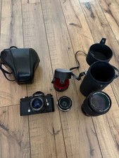 Nikon Nikkormat FT35mm Film SLR Camera with Lenses